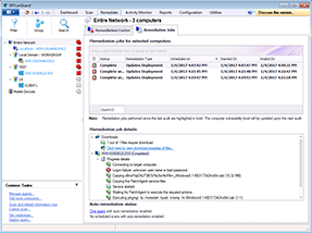 Monitoring remediation operations