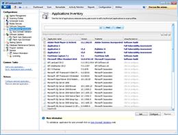 Viewing applications inventory - Thumb