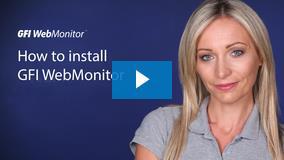 How to install GFI WebMonitor