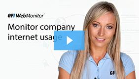 Monitor company internet usage